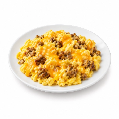 Country Pride Sausage and Cheddar Scramble