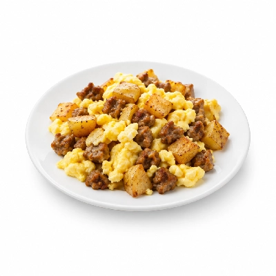Country Pride Scrambled Eggs with Sausage & Potatoes