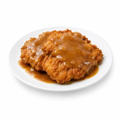 Country Pride Smothered Deep Fried Pork Loin Fritters