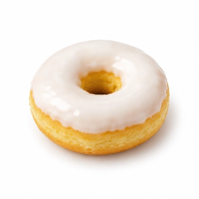 Country Pride Yellow Cake Donut (White Icing)