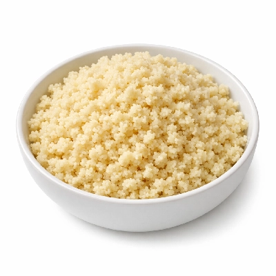 Couscous or cous cous cooked without salt