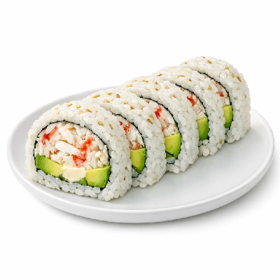 Crab and avocado roll