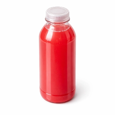 Cranberry-apple juice drink bottled