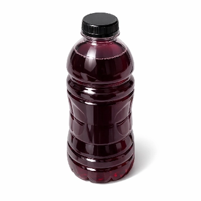 Cranberry-grape juice drink bottled