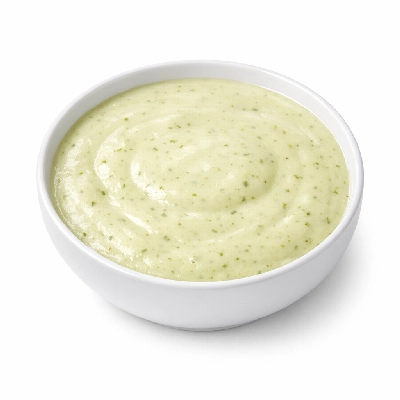 Cream of celery milk-based soup
