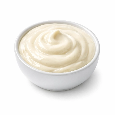 Creamy dressing made with sour cream and/or buttermilk and oil reduced calorie cholesterol-free