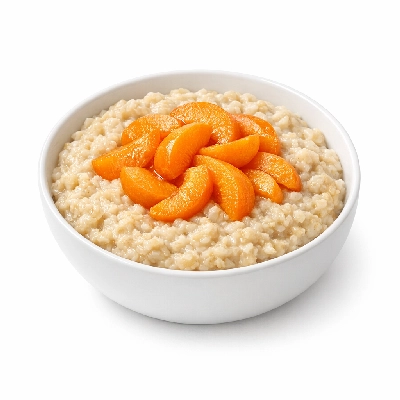Creamy Oatmeal with Apricots