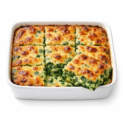 Creamy spinach casserole