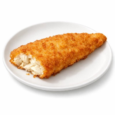 Crispy fried haddock