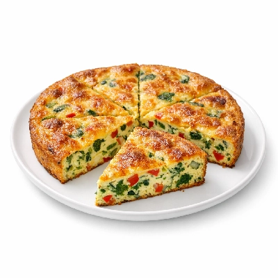 Crustless Savory Veggie Quiche