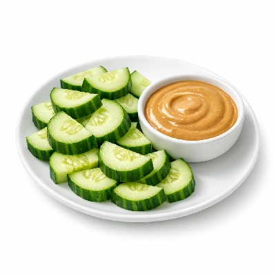 Cucumber and Peanut Sauce