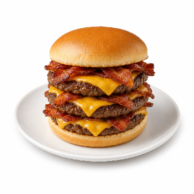 Culver's Bacon Deluxe Triple Butterburgers