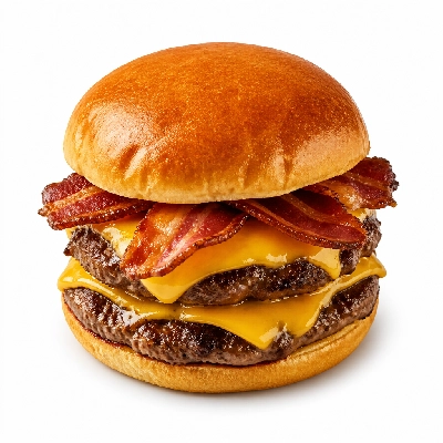 Culver's Butterburgers Cheddar with Bacon Double