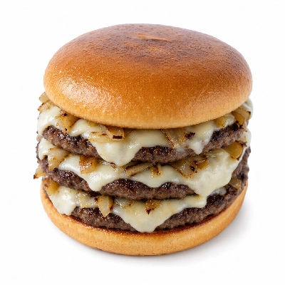 Culver's Butterburgers Wisconsin Swiss Melt Triple