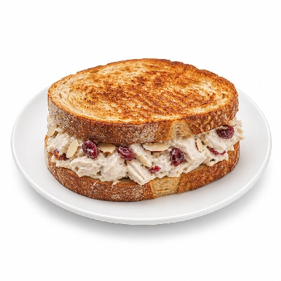 Culver’s Cherry Almond Chicken Salad on Grilled Sourdough