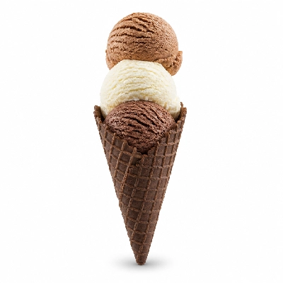 Culver's Chocolate Waffle Cone 3 Scoop