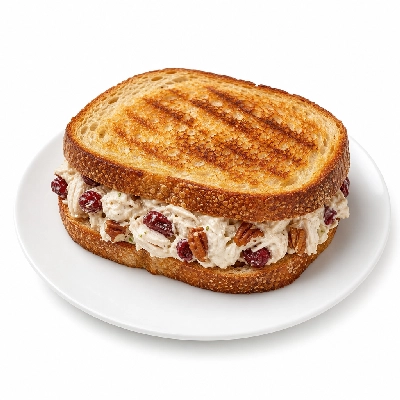 Culver’s Cranberry Pecan Chicken Salad on Grilled Sourdough