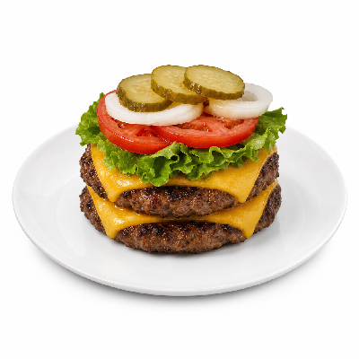 Culver's Deluxe Double No Bun