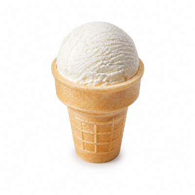 Culver's Mini Scoop Vanilla Cake Cone