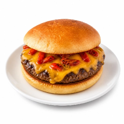 Culver’s Roasted Red Pepper Cheddar Butterburger