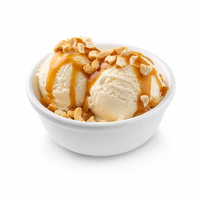 Culver's Sundaes Caramel Cashew 2 Scoop