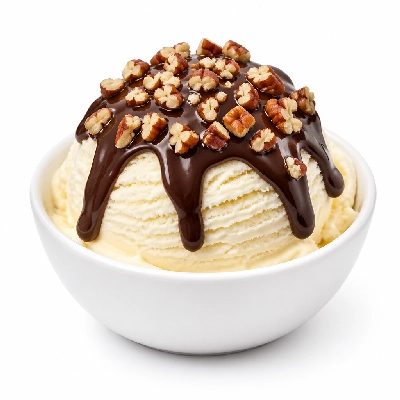 Culver's Sundaes Fudge Pecan 1 Scoop