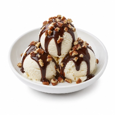 Culver's Sundaes Fudge Pecan 3 Scoop