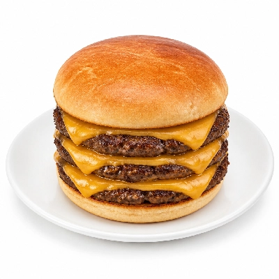 Culver’s Three Cheese Butterburger Triple
