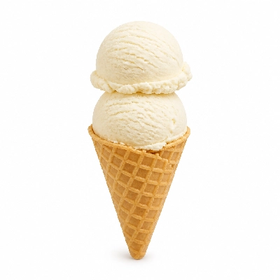 Culver's Vanilla Cake Cone 2 Scoop