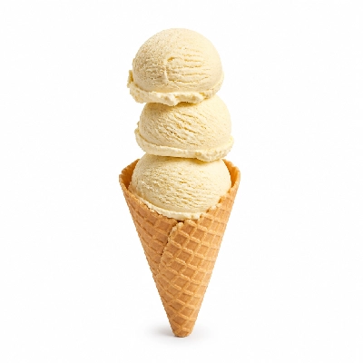 Culver's Vanilla Cake Cone 3 Scoop