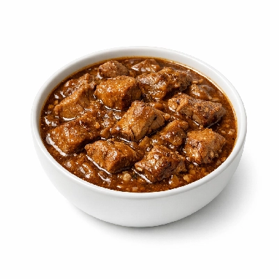 Cumin Pork Stew & Cheddar Cheese