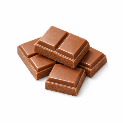 Dairy and egg milk chocolate lowfat reduced sugar
