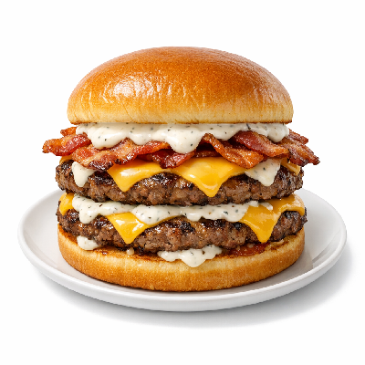 Dairy Queen Backyard Bacon Ranch Burger Double