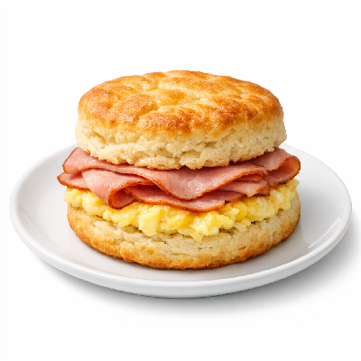 Dairy Queen Breakfast Ham Biscuit Sandwich