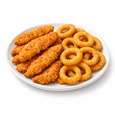 Dairy Queen Chicken Strips and Fry-Rings Basket 4 Pc