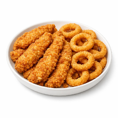 Dairy Queen Chicken Strips and Fry-Rings Basket 6 Pc