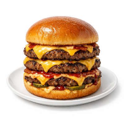 Dairy Queen Flamethrower 0.33 Lb. Signature Stackburger Triple