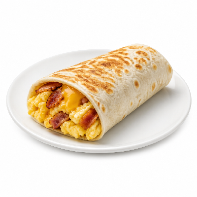 Del Taco Breakfast Bacon Burrito