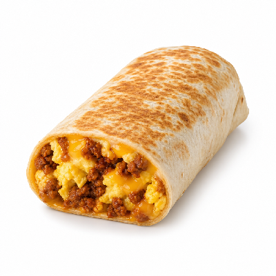 Del Taco Breakfast Half Pounder (Chorizo)
