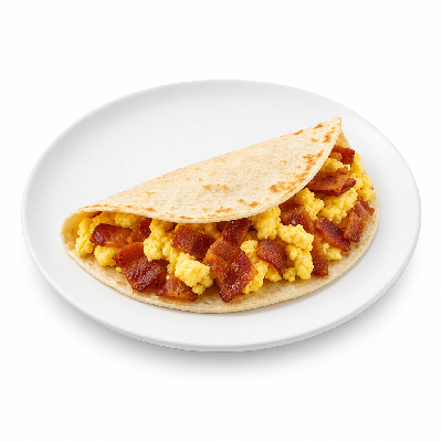 Del Taco Breakfast Taco (Bacon)