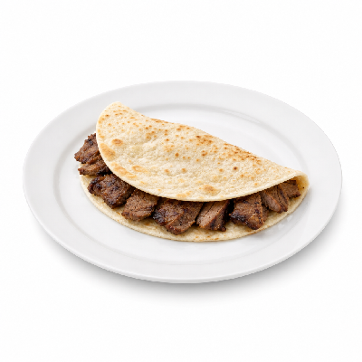Del Taco Breakfast Taco (Carne Asada Steak)