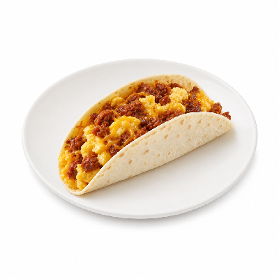 Del Taco Breakfast Taco (Chorizo)
