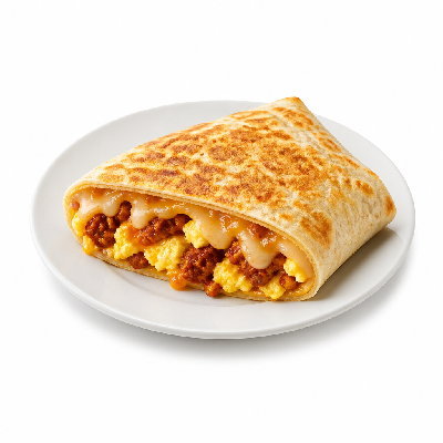 Del Taco Breakfast Toasted Wrap (Chorizo)