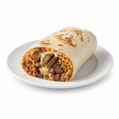 Del Taco Burritos Carne Asada Combo