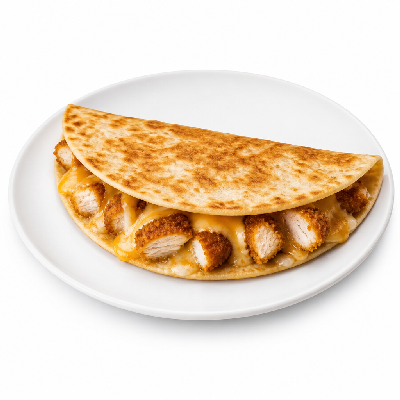 Del Taco Crispy Chicken Stuffed Quesadilla Taco