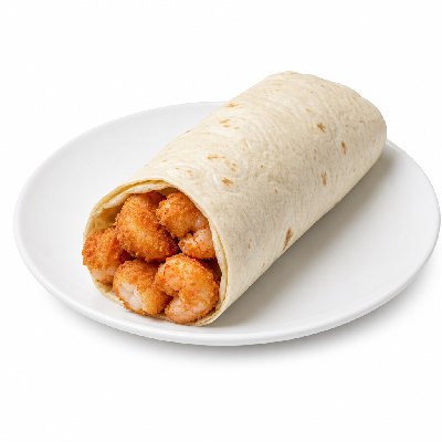 Del Taco Crispy Jumbo Shrimp Burrito