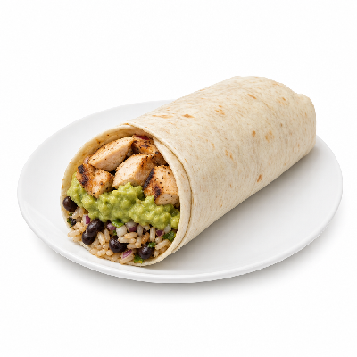Del Taco Epic Guacamole Burrito with Grilled Chicken