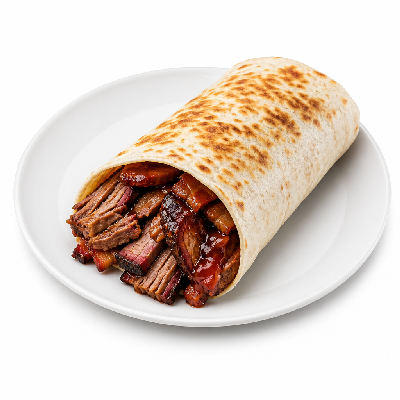 Del Taco Epic Honey Chipotle BBQ Brisket & Bacon Burrito