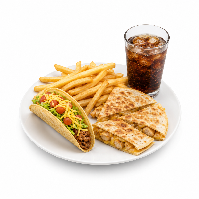 Del Taco & Quesadilla (FriesDrink)