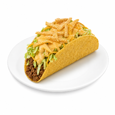 Del Taco Queso Crunch Taco